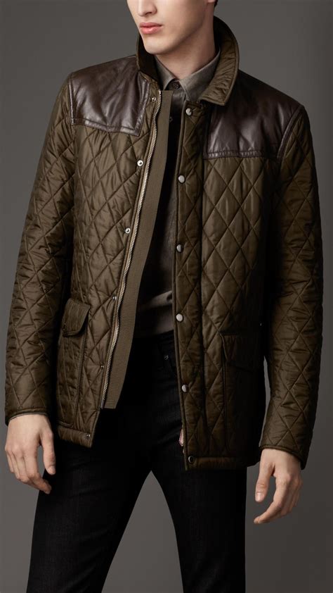 burberry men quilted|Burberry men's winter jacket.